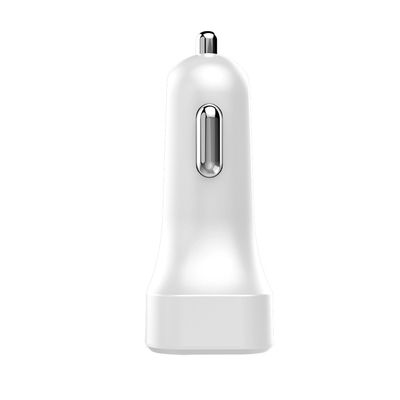 Carregador de Celular Veicular Universal ELG CC2S com 2 Saídas USB Branco