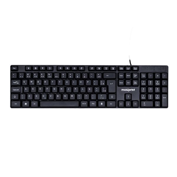Teclado Office Easy c/fio USB 2.0 Preto
