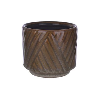 Cachepot de Cerâmica Grillo Verniz 5cm - Item Sortido