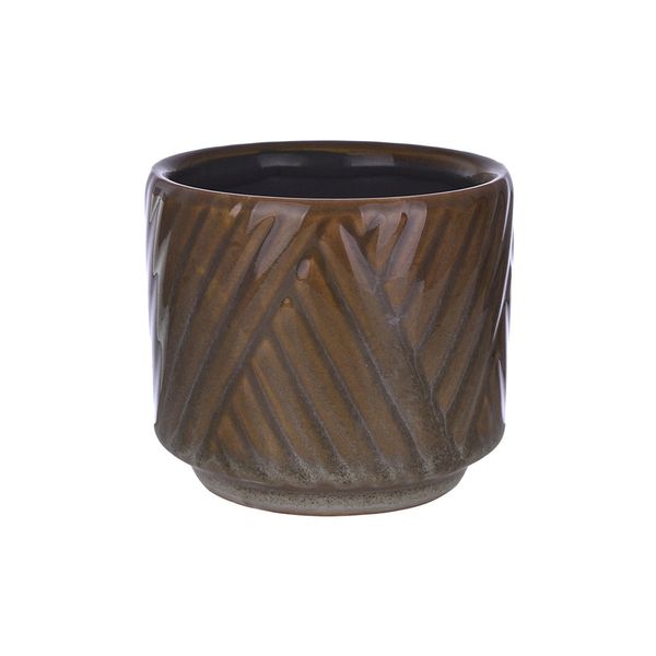 Cachepot de Cerâmica Grillo Verniz 5cm - Item Sortido