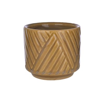 Cachepot de Cerâmica Grillo Verniz 5cm - Item Sortido