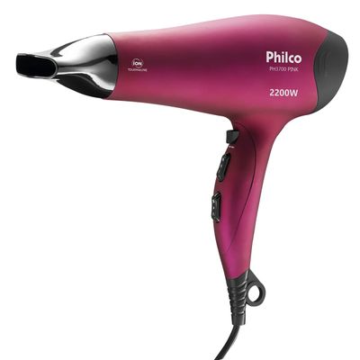 Secador de Cabelos Philco PH3700 Pink Tourmaline 2200W 127V