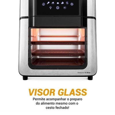 Air Fryer Oven Philco 15L Painel Digital PAF15A 110V