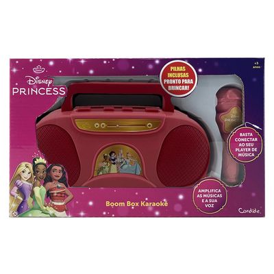 Boombox Karaoke Infantil Princesas