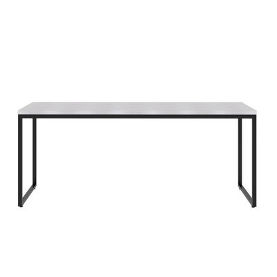 Escrivaninha Studio Branca e Preta 180 cm