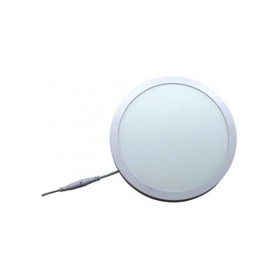Kit 2 Painel Led 20,4x20,4 Redondo Branco Sobrepor 18w 3000k Foxlux