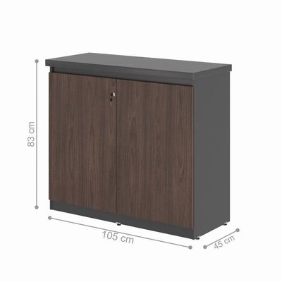 Balcao Baixo 2 Portas Italia Freijo Preto
