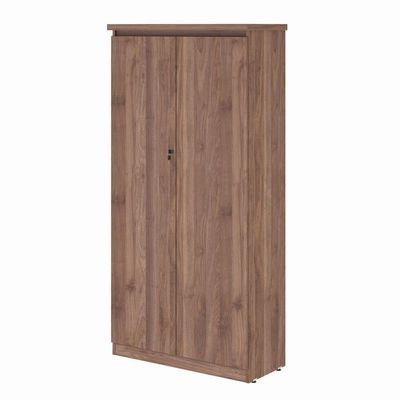 Armario Com 2 Portas 4 Prateleiras Emir Noce