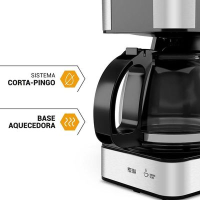 Cafeteira Philco PCF20A 720ml 20 Cafezinhos 650W 220V