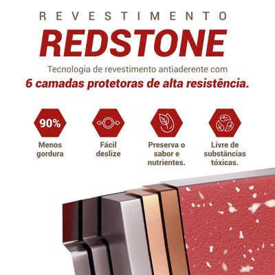 Panela Philco 4,6L com Tampa de Vidro Redstone PPN24A Bivolt