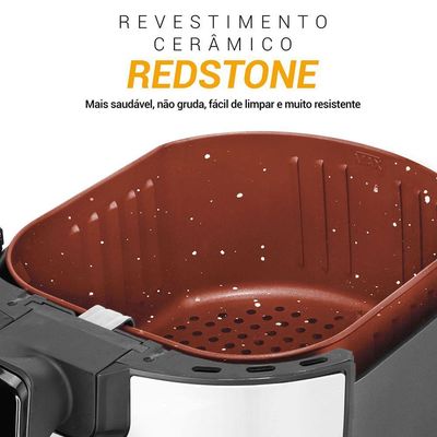 Air Fryer Philco 4,4L Antiaderente Redstone 1500W PFR15PI 220V
