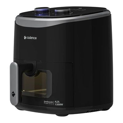 Fritadeira Sem Óleo 4,2L Cadence Com Visor Delicook Fryer Show 220V