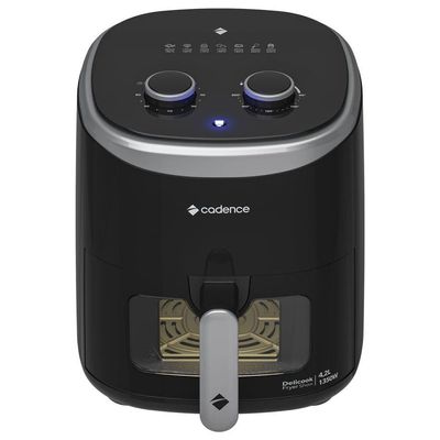 Fritadeira Sem Óleo 4,2L Cadence Com Visor Delicook Fryer Show 220V