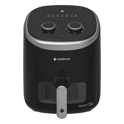 Fritadeira Sem Óleo 4,2L Cadence Com Visor Delicook Fryer Show 220V