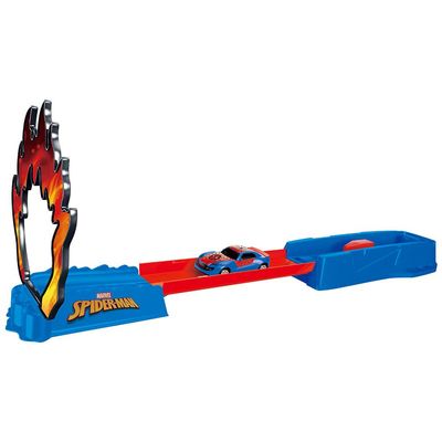 Pista para miniveículos Homem-Aranha - Salto em Chamas