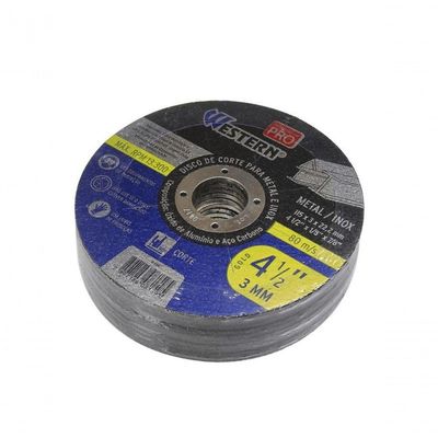 Disco De Corte Western Para Metal E Inox Gold 115 X 3 X 22,2