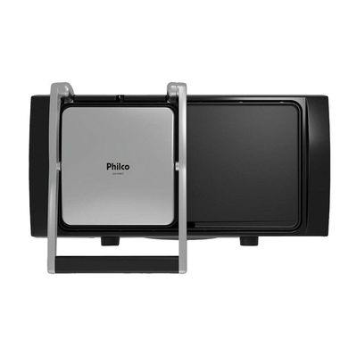 Grill Philco Pgr31 2 Em 1 Inox - Preto 127v
