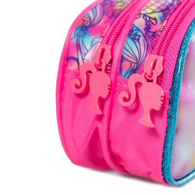 Estojo Escolar Feminino Barbie Premium U / Rosa