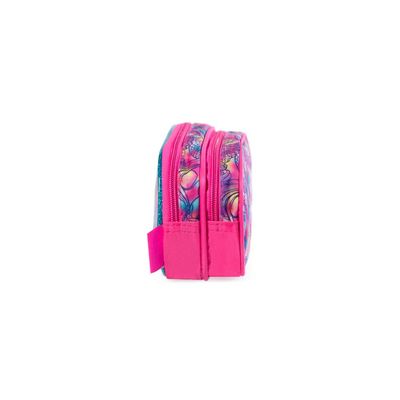 Estojo Escolar Feminino Barbie Premium U / Rosa