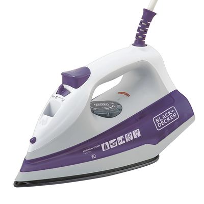 Ferro de Passar Roupa a Vapor Black & Decker FX1000 Branco/Lilás - 127V