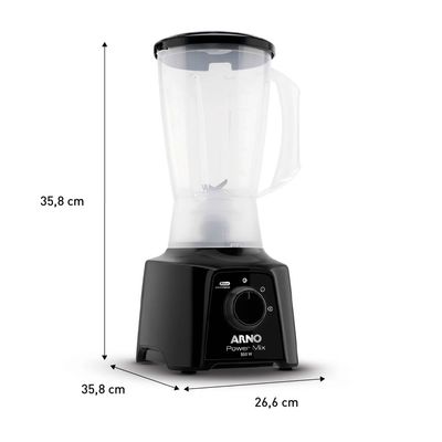 Liquidificador Arno Power Mix LQ10 Preto - 110V