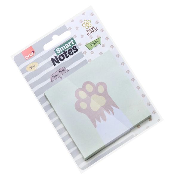 Bloco Adesivo Brw Smart Notes Pets 76x76mm 30 Folhas Bloco Adesivo Brw Smart Notes Pets 76x76mm 30 Folhas