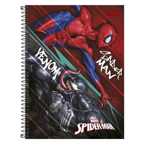 Caderno Universitário Spider Man 1 Matéria 80 Folhas - Item Sortido Caderno Universitário Spider Man 1 Matéria 80 Folhas - Item Sortido