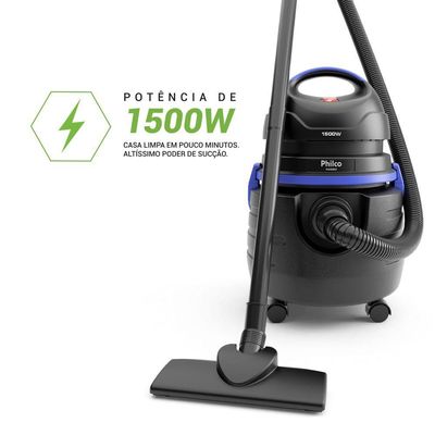 Aspirador De água E Pó Philco 1500W 20L PAS80 220V