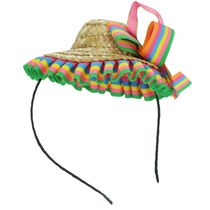 Tiara Chapéu Junino Le 12cm - Item Sortido