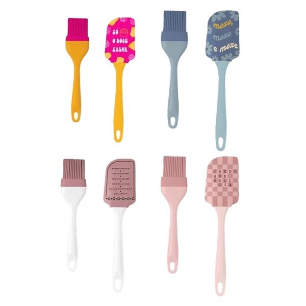 Conjunto de Utensílios de Silicone CV233490 Cazza Sortido