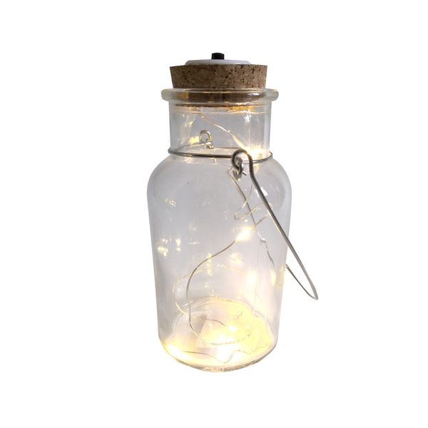 Garrafa Decorativa Led Le Vidro 14cm