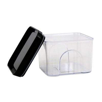 Pote Acrílico Hermético Retangular Le Incolor 520ml