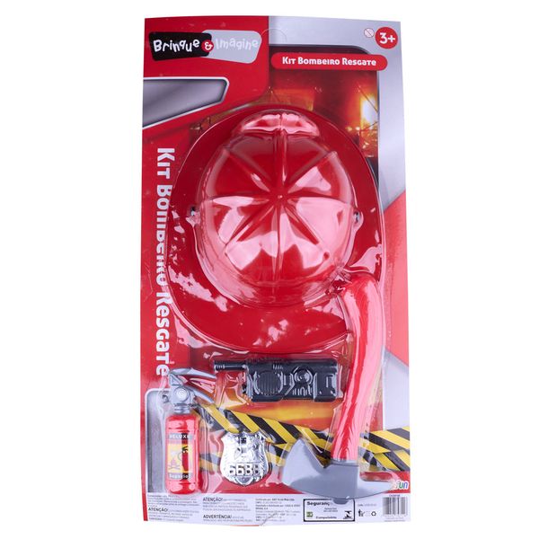 Kit Bombeiro Resgate CV244146 PF Kit Bombeiro Resgate CV244146 PF