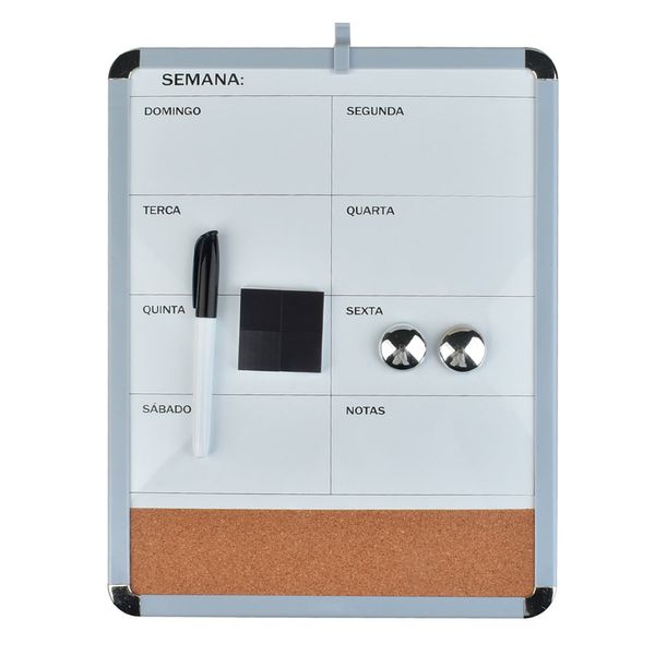 Quadro Magnetico Br c/ Ima e Marcador 37X27.5X1.6cm CV244892 Loffice