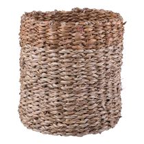 Cesto Decorativo Redondo Cazza Tiki 14x13cm Natural