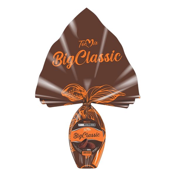 Ovo de Páscoa Toc Mix Big Classic ao Leite 500g