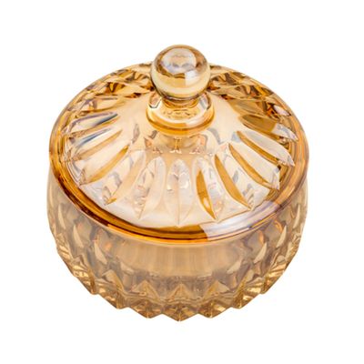 Vaso Potiche Cristal Wolff 11x11cm Louise Ambar