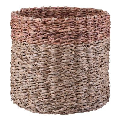 Cesto Decorativo Redondo Cazza Tiki 16,5 cm x 18cm Natural