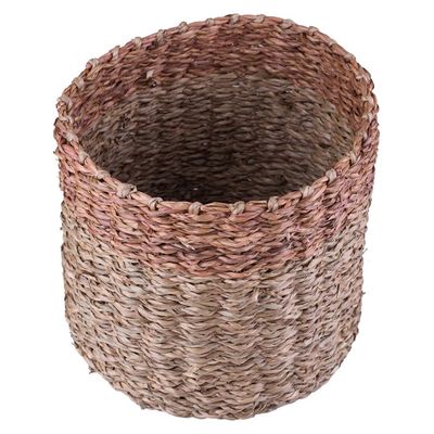Cesto Decorativo Redondo Cazza Tiki 16,5 cm x 18cm Natural
