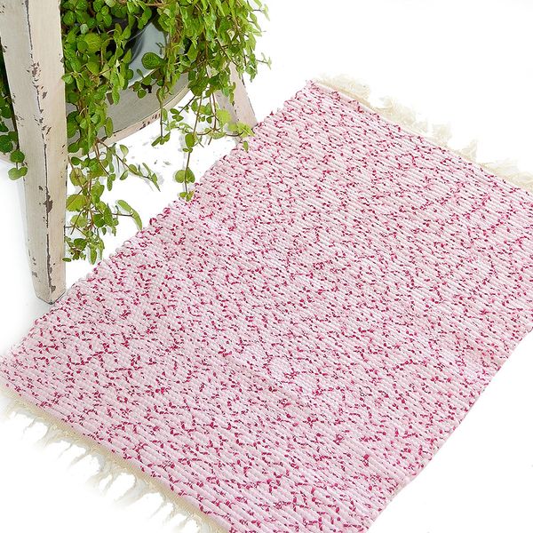 Tapete para Banheiro Porto Franco em Malha Artesanal 40x60cm - Item Sortido Tapete para Banheiro Porto Franco em Malha Artesanal 40x60cm - Item Sortido