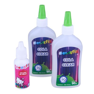 Kit Slime I9 Hello Kitty Eu Que Fiz