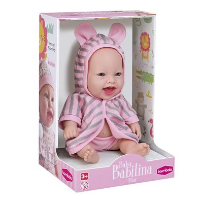 Boneca Bambola Baby Babilina Mini Banho