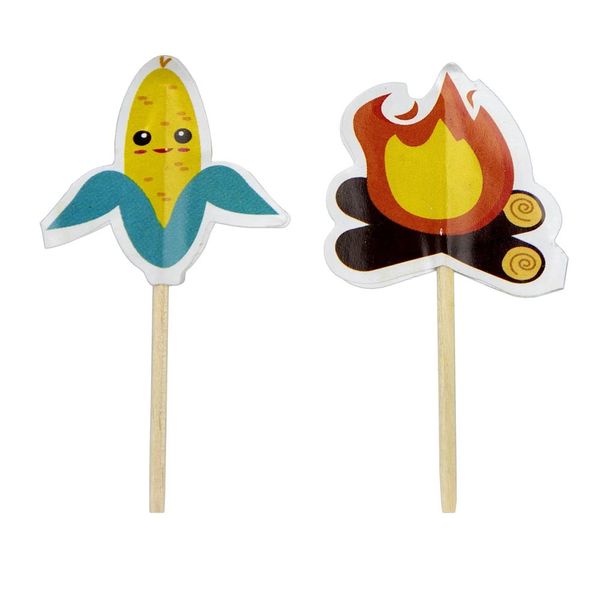 Topper Junino Divertido Le com 25 Unidades - Item Sortido Topper Junino Divertido Le com 25 Unidades - Item Sortido