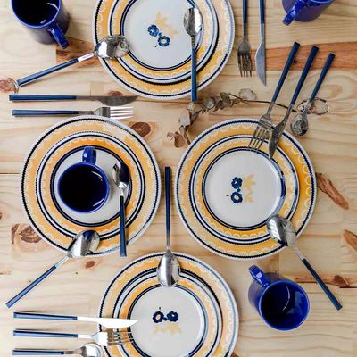 Aparelho de Jantar Oxford Biona Giardino com 12 Peças