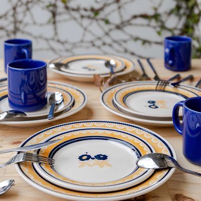 Aparelho de Jantar Oxford Biona Giardino com 12 Peças