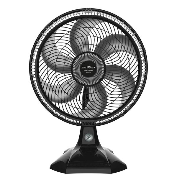 Ventilador de Mesa 2 em 1 Maxx Force 150W 40cm 6 Pás BVT400 Britânia Preto - 127V Ventilador de Mesa 2 em 1 Maxx Force 150W 40cm 6 Pás BVT400 Britânia Preto - 127V