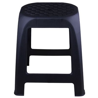 Banqueta Plástica Adulto Cazza Force Resistente Preta