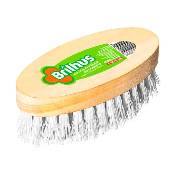 Escova Multiuso Brilhus Madeira