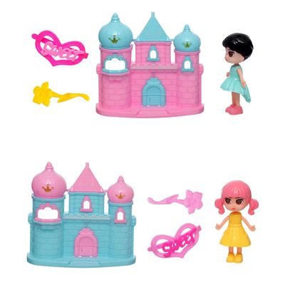 Boneca Com Castelo Real da Princesa Etilux