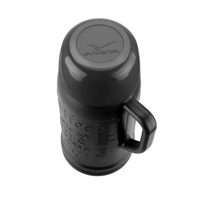 Garrafa Térmica Invicta Arábica Preta 1L